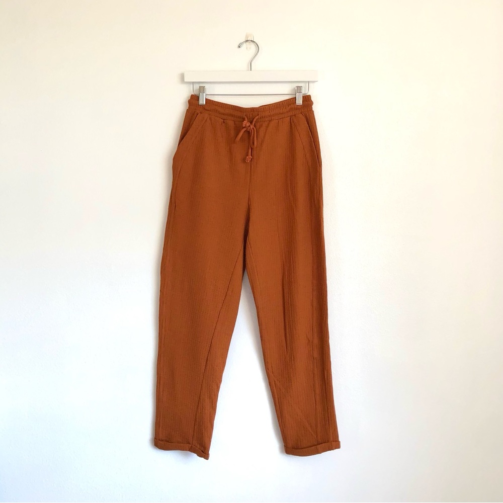 NWT L*Space Amber Dune Waffle Knit Loungewear Pants Size Small